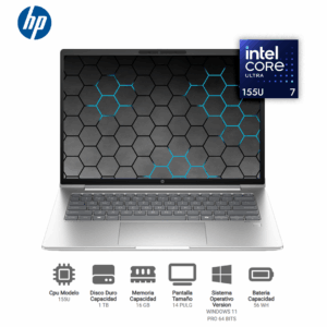 Laptop HP ProBook 440 G11 – 14″ FHD, Intel Core Ultra 7 155U, 16GB DDR5 – NBHPA24Z8LAABM