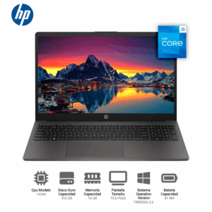 Laptop HP 250 G10 – 15.6″ HD, Core i5-1334U, 16GB DDR4 – NBHPB5UW7ATABM