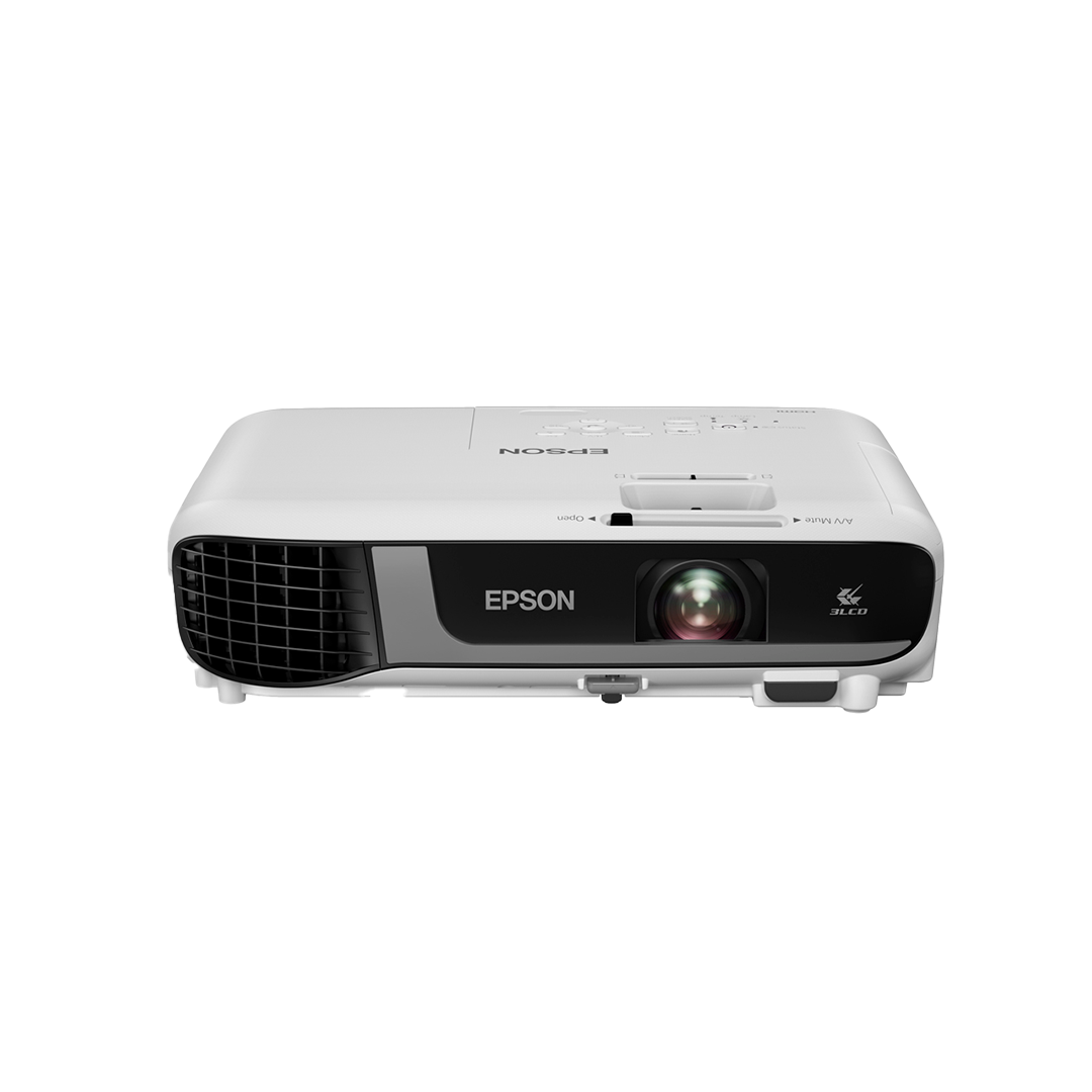 Proyector Epson PowerLite W52+ – WXGA, 4000 lúmenes, Inalámbrico, HDMI/VGA, 2W