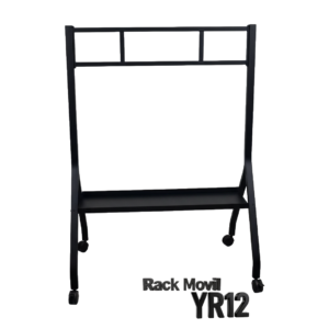 Rack Móvil para Pantallas Interactivas YR12 - Soporte con Ruedas 65"-86"